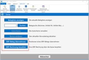 Bild SEP Bar! Übergabe ERP Belege